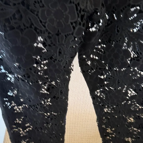 The Noli Shop Black Lace Floral Pants size 30 - Picture 8 of 16